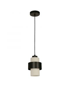 Lámpara colgante moderna negro 1 luz e27 22916