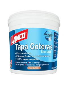 Sellador tapagotera elastomérico Stop Leak rojo teja 946 mL (1/4 gal)