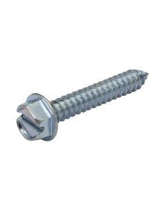Tornillo #14 x 3.81 cm (1-1/2") hexagonal rosca ordinaria punta fina