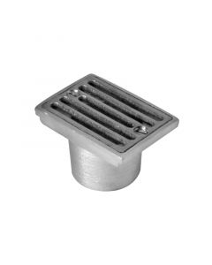 Coladera para pila metálica rectangular 5x1 ½ plg tradiciona