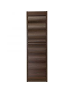 Puerta pvc café para closet 55 x 200 cm
