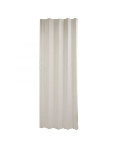 Puerta plegable 6 mm marfil (90 x 210) cm