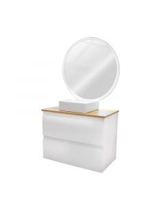 Mueble de baño metropolis valentina mdf 60x80x46 cm con espejo
