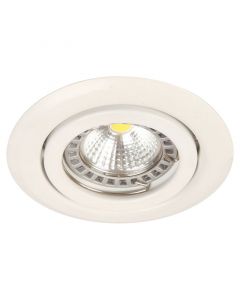 Set de 3 empotrables GU10 blanco 3 W luz neutra blanca (2.5 x 9.7 x 9.7) cm incluye bombillo GL