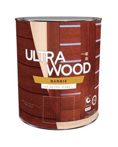 Barniz ultra wood transparente 1/4 galón