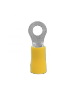 Terminal anillo amarillo 9.53 mm (3/8") (2.05 - 2.59) mm (12 - 10 AWG) 10 unidades