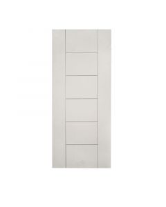 Puerta entamborada hdf amparo (85 x 210) cm 33 mm blanco