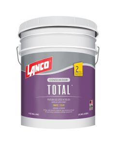Pintura látex Total azul cielo mate18.93 L (5 gal) Lanco