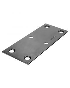 Placa pequeña para banca acero inoxidable galvanizado (0.2 x 5 x 12.2) cm