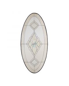 Vitral ovalo bicelado 40 x 90 cm trival #2