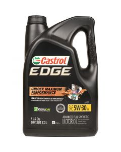 Aceite de motor 5w30 5 qt full sintético castrol edge
