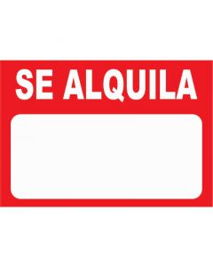 Rótulo se alquila