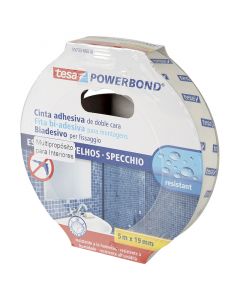 Cinta doble adhesivo para espejos 19 mm x 5 m (3/4") Tesa