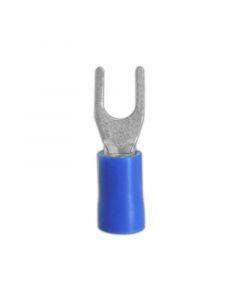 Terminal horquilla azul 3.18 mm (1/8") (1.29 - 1.62) mm (16 - 14 AWG) 10 unidades