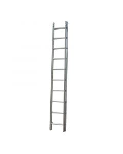 Escalera de extensión de aluminio 20 peldaños 600 cm soporta hasta 150 kg
