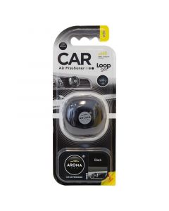 Aroma loop gel black con gancho para rejilla de aire