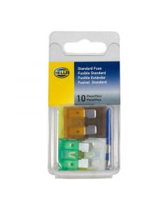 Set de 10 fusibles estándar variedad de amperaje