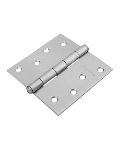 Bisagra (10.16 x 10.16 x 6.35) cm (4 x 4 x 2 1/2") plata