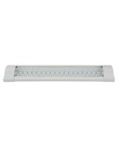 Lámpara comercial de sobreponer con rejilla 61 cm (24") T8 2 luces 19 W General Lighting incluye tubos