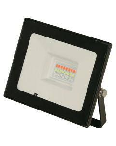 Reflector negro exterior led 10 w luz RGB General Lighting