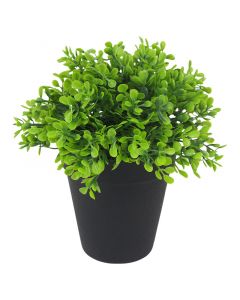 Planta artificial romero polietileno verde 17x16 cm Basic Living