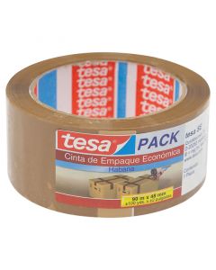 Cinta adhesiva de empaque 5.08 cm x 90 m (2") café Tesa