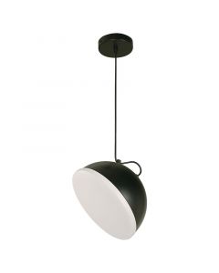 Lámpara colgante moderna negro mate 1 luz 24674-2