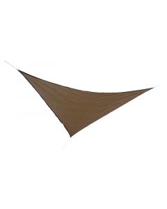 Toldo vela triangular 4.9x4.9x4.9 m  beige