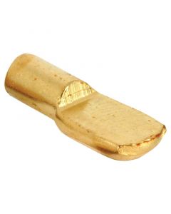 Soporte estanteria interna latón 6 mm soporta 11.34 Kg 8 unidades