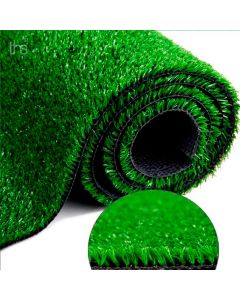 Césped artificial verde 100x200 cm 15 mm