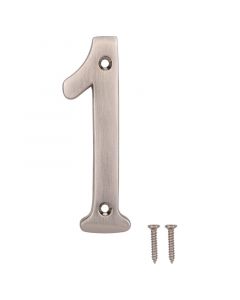 Número 1 10.16 cm (4") niquel