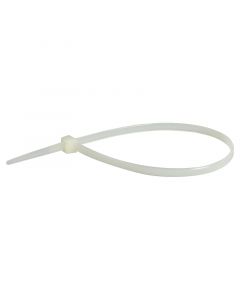 Amarra plástica 3.6 mm x 20.32 cm (8") blanca 100 unidades