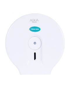 Dispensador papel higiénico blanco brillante Aqua Nuova