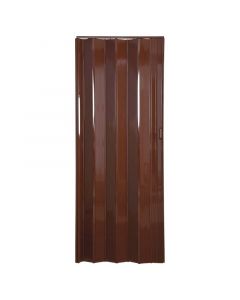 PUERTA PLEGABLE 8 MM NOGAL 85X210 CM BISAGRA RIGIDA