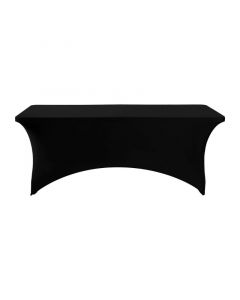 Mantel de spandex (72.5 x 180 x 74) cm negro Basic Living