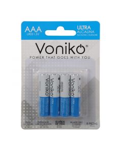 Baterías alcalinas AAA 8 pack