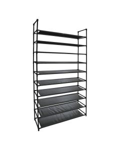 Zapatera 40 pares 10 niveles acero y tela