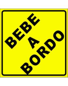Rótulo Bebé a bordo autoadhesivo