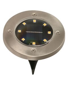 Lámpara de piso moderna negro 1 luz LED solar 22943