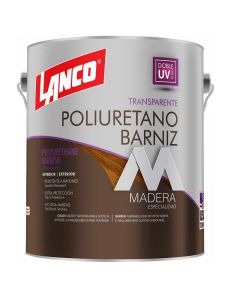 Barniz poliuretano transparente 3.78 L (1 gal) Lanco