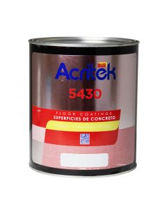 Pintura pisos base aceite acritek rojo 1 galón