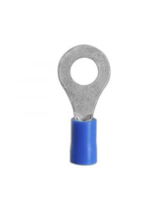 Terminal anillo azul 6.35 mm (1/4") (1.29 - 1.62) mm (16 - 14 AWG) 10 unidades