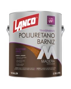 Barniz poliuretano transparente satinado 3.78 L (1 gal) Lanco