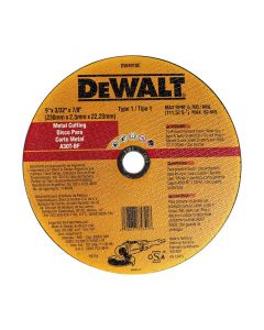 Disco corta metal 9 x 3/32 " Dewalt