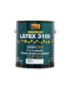 Pintura látex 3100 blanco satín 946 mL (1/4 gal) SUR