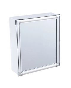 Gabinete sobreponer plástico doble espejo 36x31x10 cm