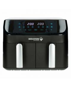 Freidora de aire digital doble canasta 9 L holstein