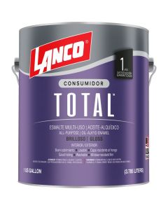 Pintura aceite Total mahogany brillante 3.78 L (1gal) Lanco