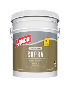 Pintura látex Supra deep mate 18.93 L (5 gal) Lanco