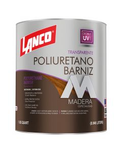 Barniz poliuretano transparente mate 946 mL (1/4 gal) Lanco